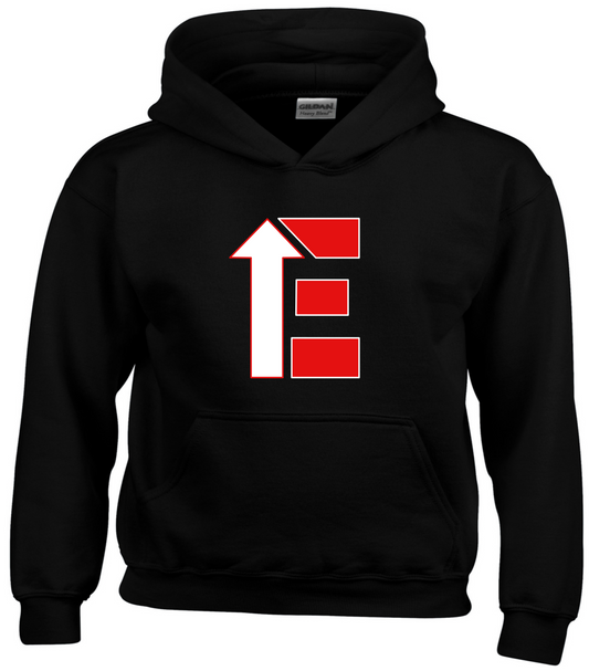 Hoodie E Logo Center Chest