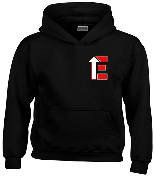 Hoodie E Logo Left Chest