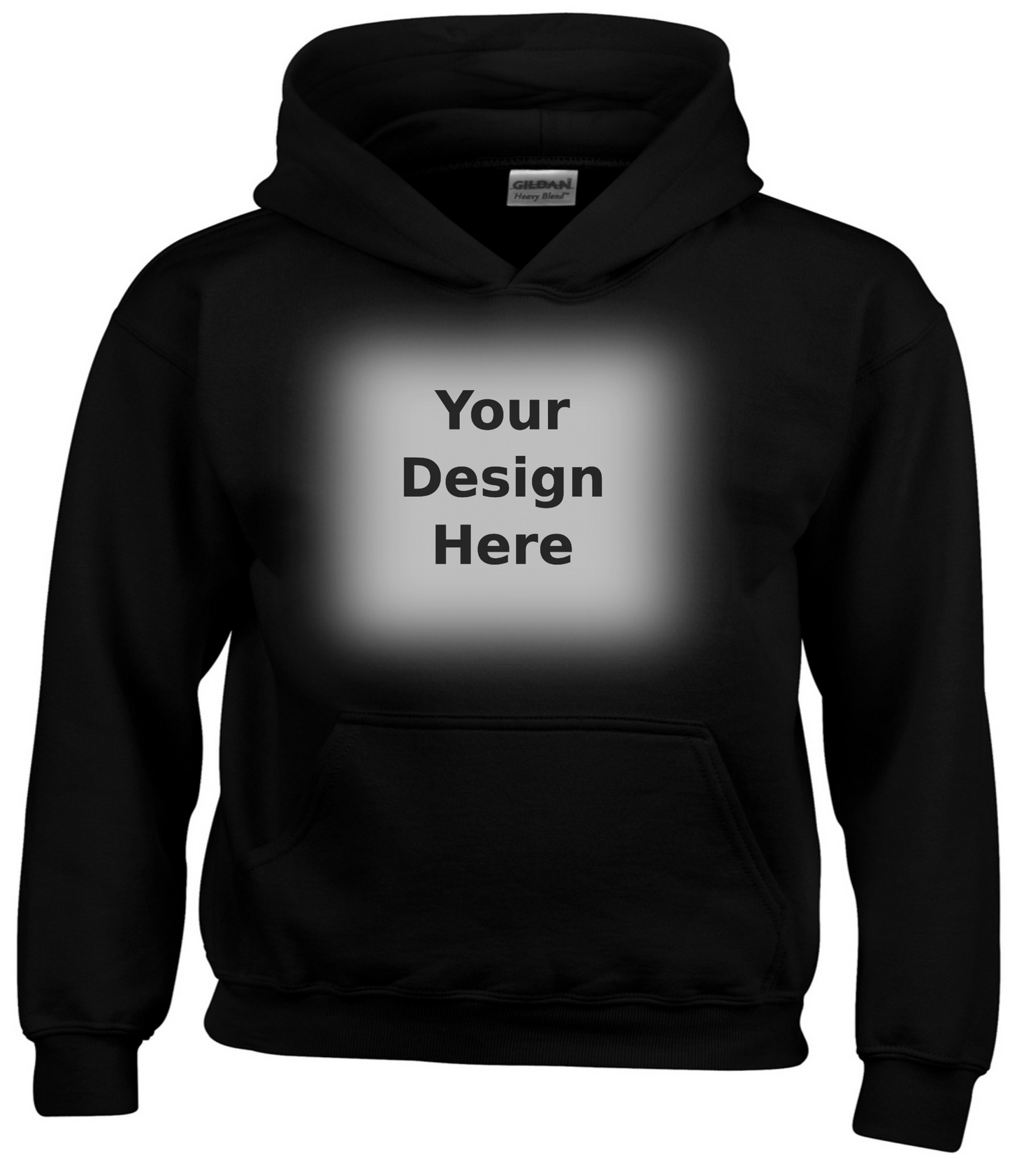 Your Custom Design Hoodie - Center Chest