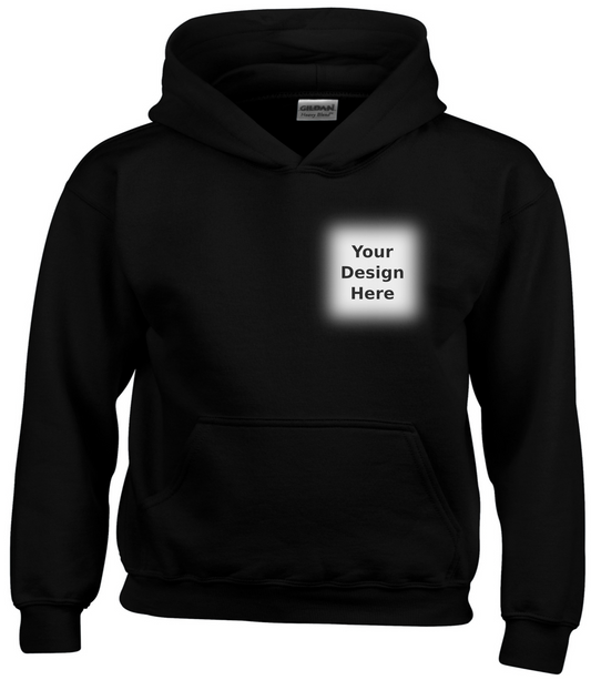 Your Custom Design Hoodie - Left Chest